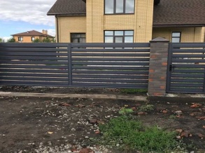 Забор жалюзи 72 метра фото в Жуковском