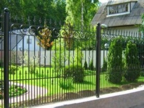 Кованые заборы на ленточном фундаменте 80 метров фото в Жуковском